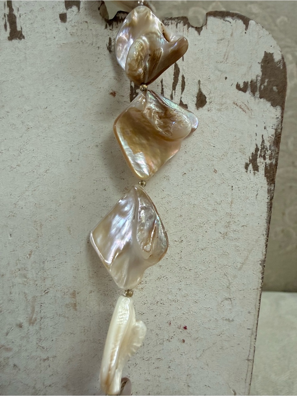 Mother of Pearl Shell Starfish Necklace - Picture 4 of 10